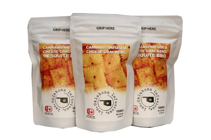 Cannabis Infused Cheese Crackers - Oklahoma Infusions Inc